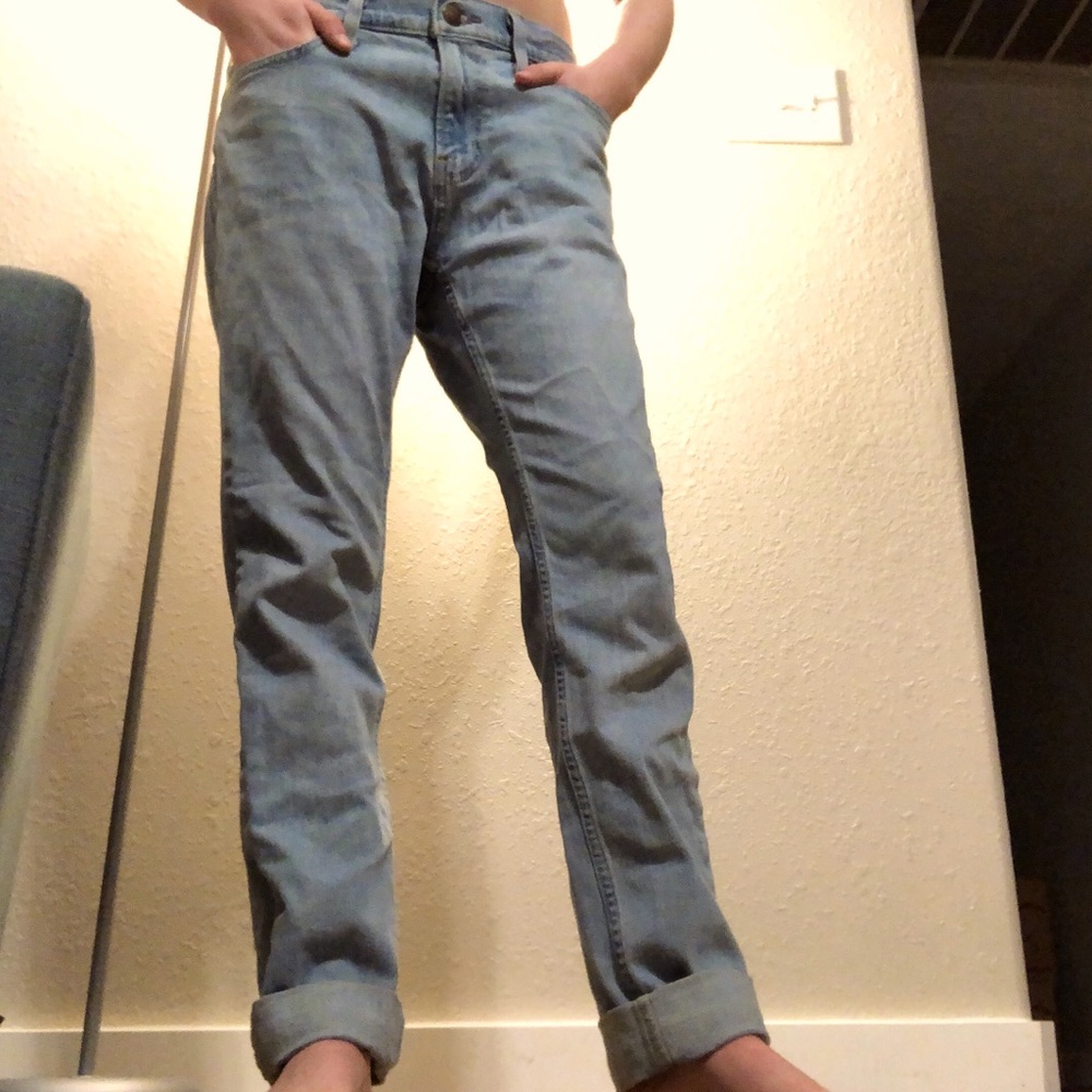straight leg jeans